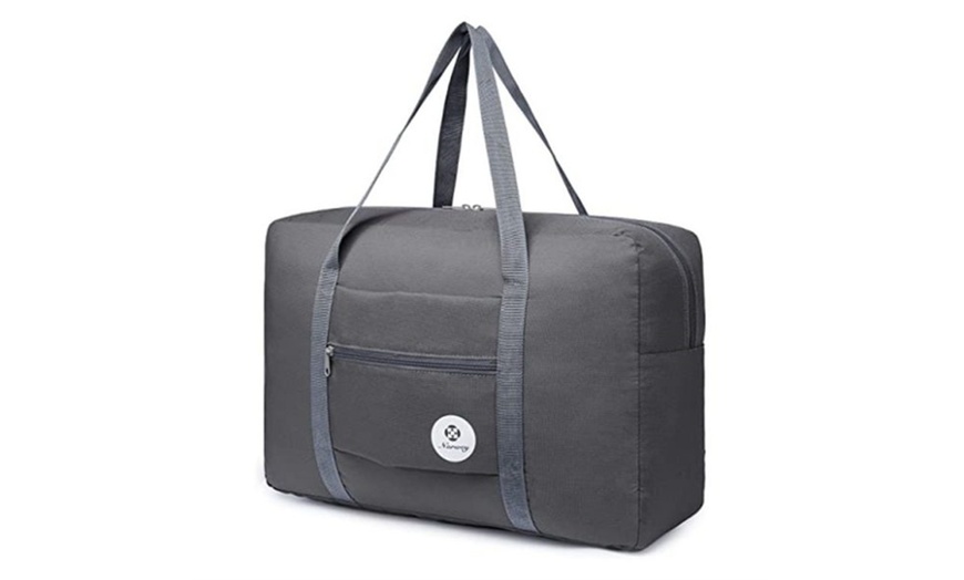 Image 2: One or Two Foldable Travel Holdall Carry-On Duffle Bags