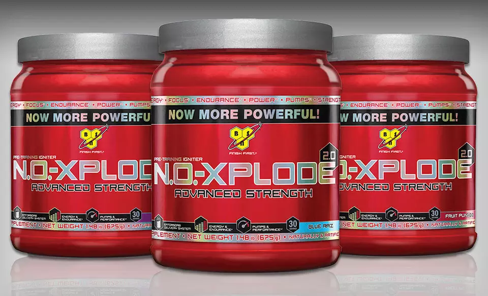 $39.99 for Two 30-Serving Containers of N.O.-Xplode 2.0 ($99.98 List Price). Three Flavors Available. Free Shipping. - Primary Image