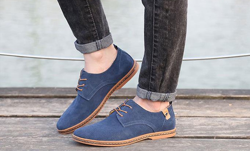 Image 3: Zapatos Derby con cordones para hombre