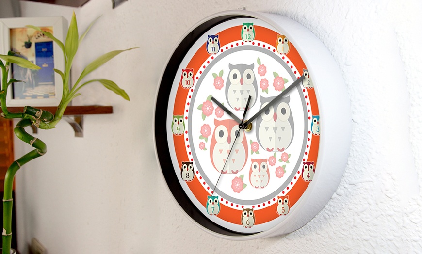 Image 2: Kid's Room Wall Clock