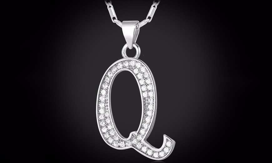 Image 18: Alphabet Pendant with Chain