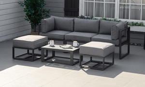 Outsunny Outdoor Sectional Sofa Set