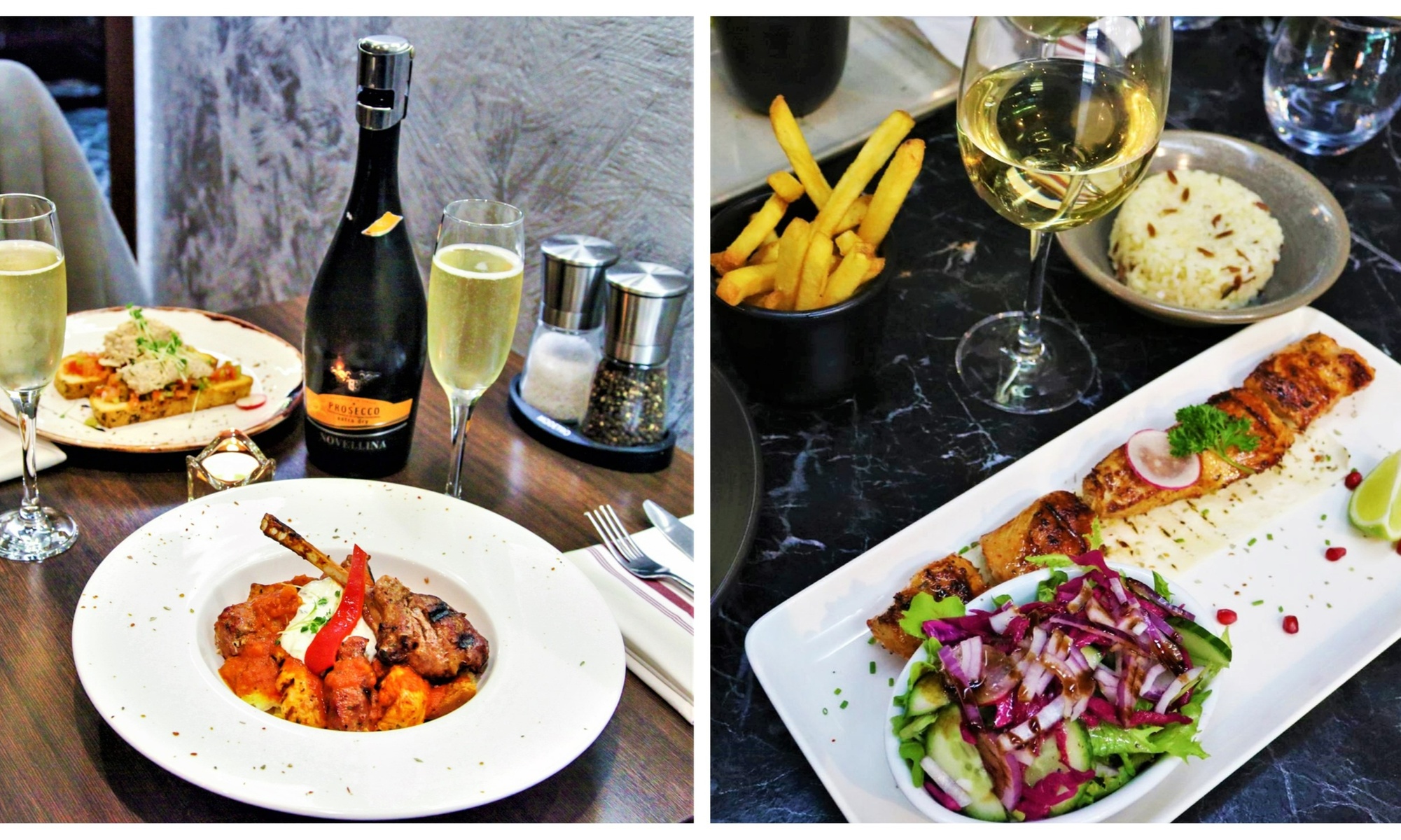 Two-Course Menu with Glass of Prosecco for One, Two or Four at Ambrosia Restaurant (Up to 42% Off)