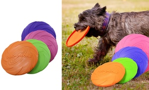 Rubber Flying Disc Puppy Toy