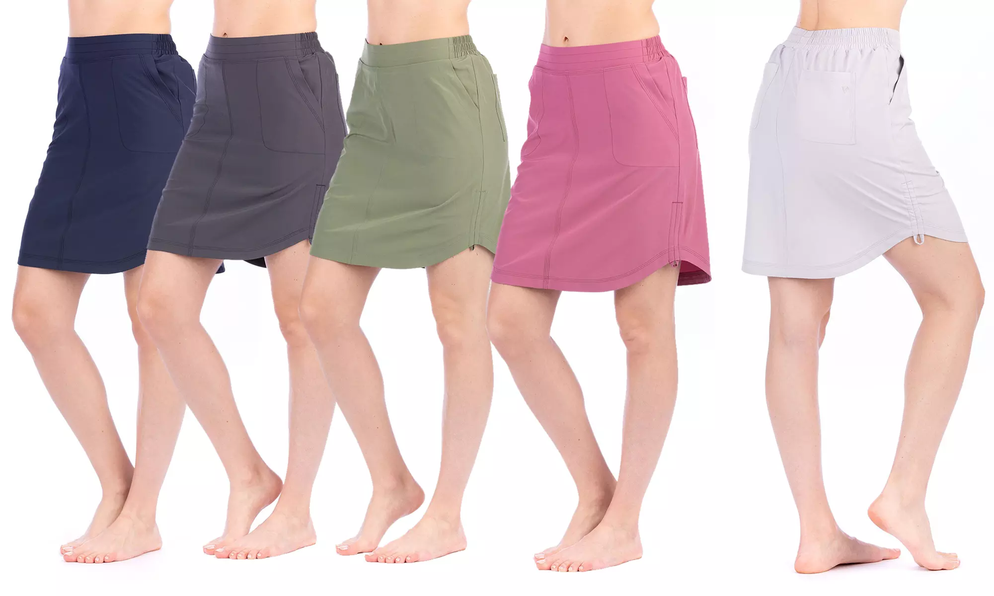 LIV Outdoor Quest Women's Stretch Woven Ruched Hiking Skort - Primary Image