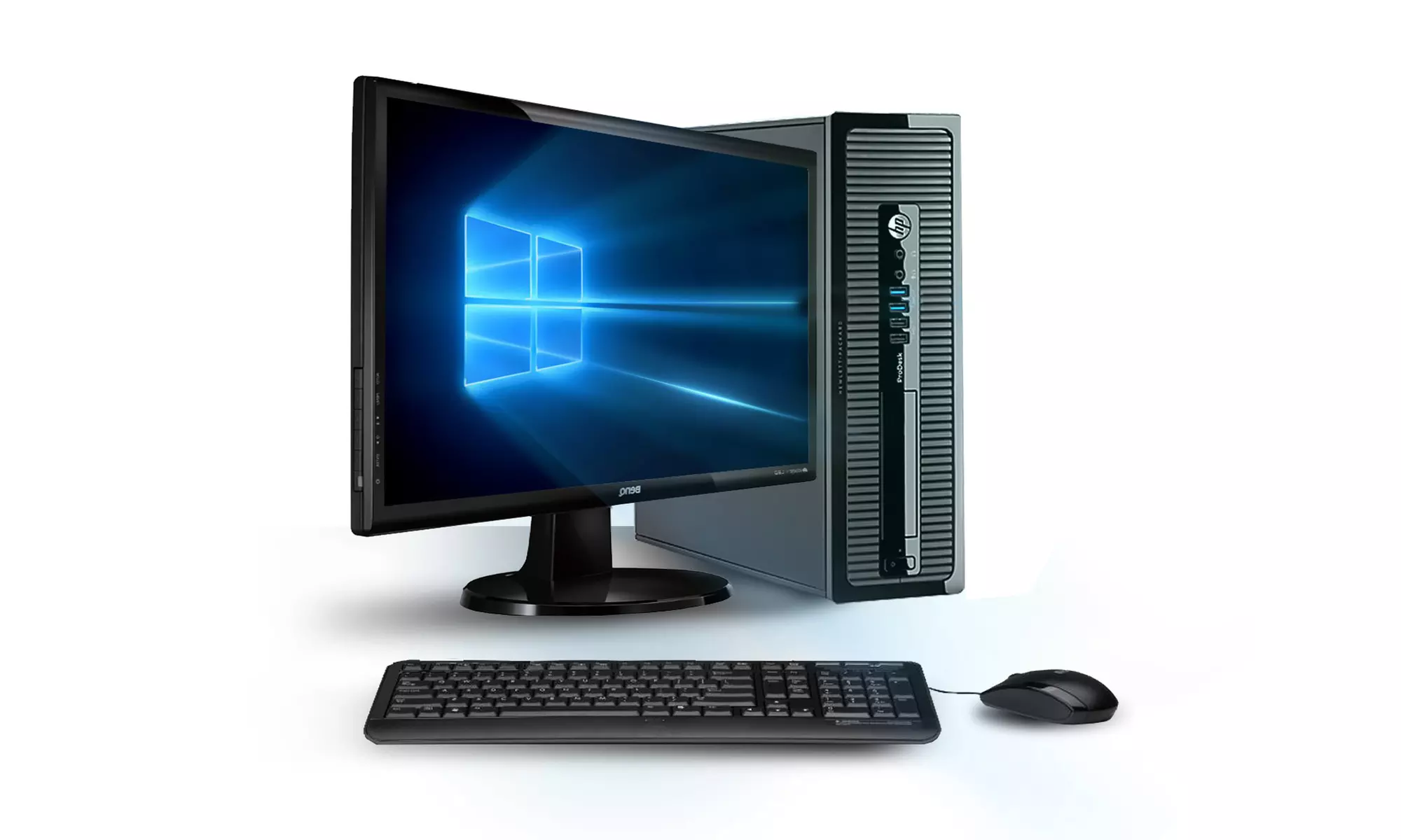 HP ProDesk 400 G1 PC 4 GB RAM, 500 GB HDD, Windows 10 Home refurbished, optional mit 19-Zoll-Bildschirm inkl. Versand - Primary Image