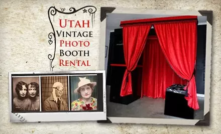 $499 for a Four-Hour Photo Booth Rental Package from Utah Vintage Photo Booth Rental - Primary Image
