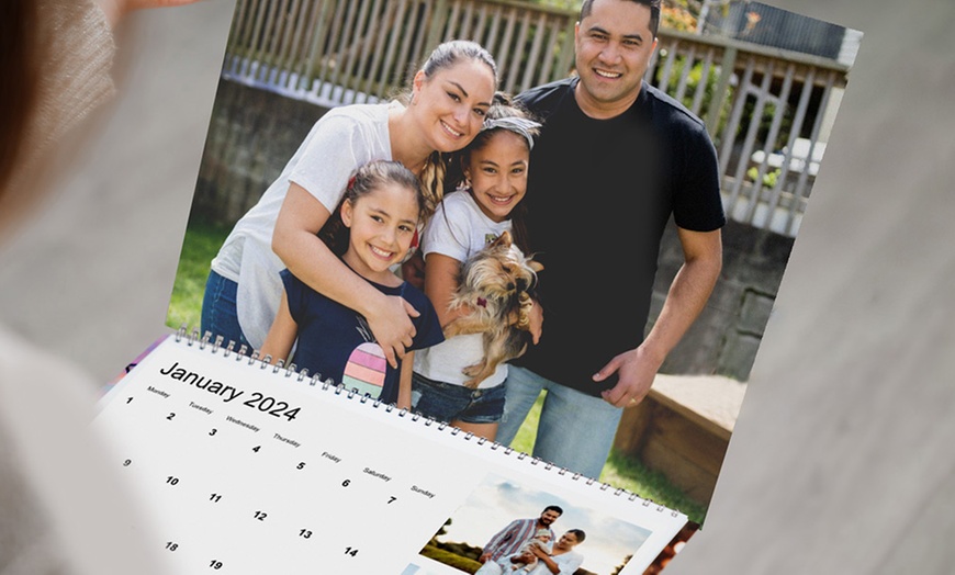 Image 12: Choice of A4 Portrait, A4 Double Page, A3, or 30x30cm Wall Calendar