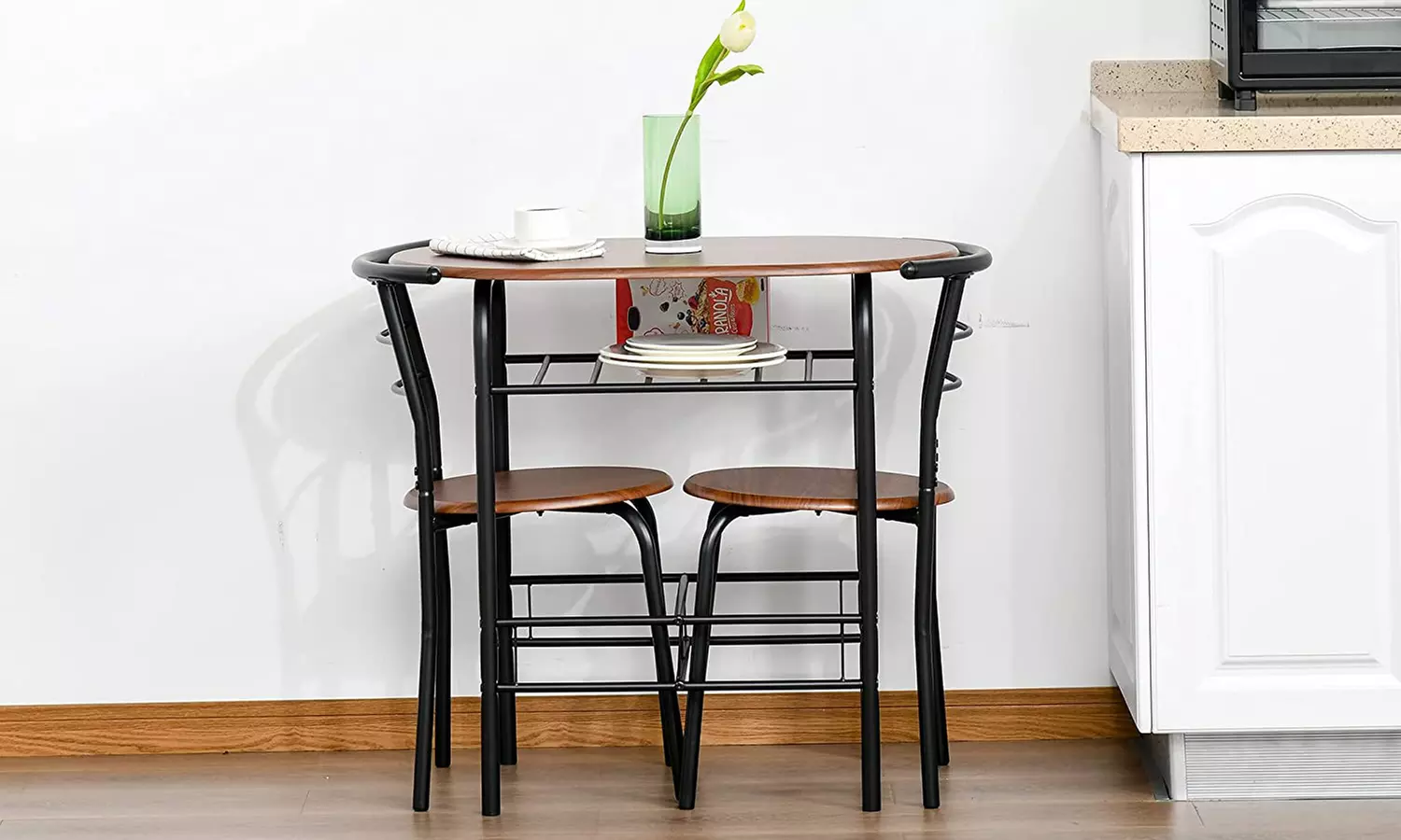 HomCom Three-Piece Dining Table set