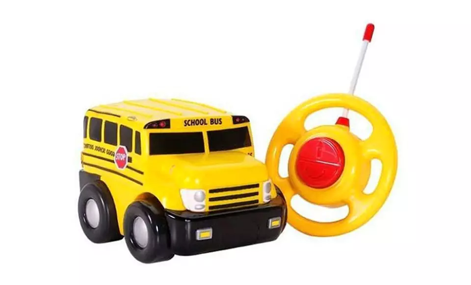 My First GoGo Remote Control Fire Truck or School Bus. Free Returns. - Second Medium