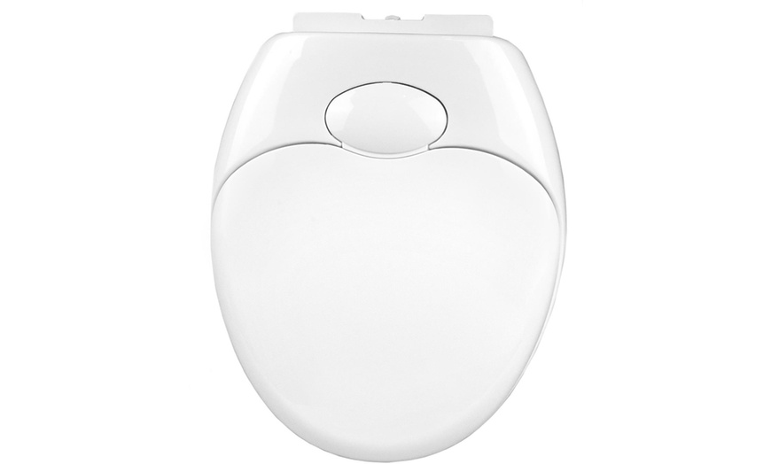 Image 5: Vinsani 2 in 1 Toilet Seat with Built-in Child Seat