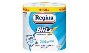 Up to 24 Rolls of Extra-Large Regina Blitz Kitchen Towels