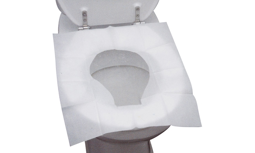 Image 3: Flushable Toilet Seat Covers