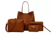 Set of Four Women's Matching Handbags - Image 3