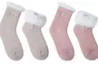 1 oder 2 Paare Kuschel-Socken in Beige oder Rosa mit Fleece-Innenfutter für Damen - Second Medium
