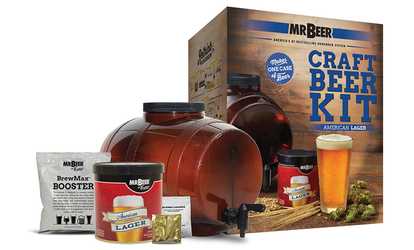 Mr. Beer American Lager Craft Beer Brewing Kit (5-Piece)