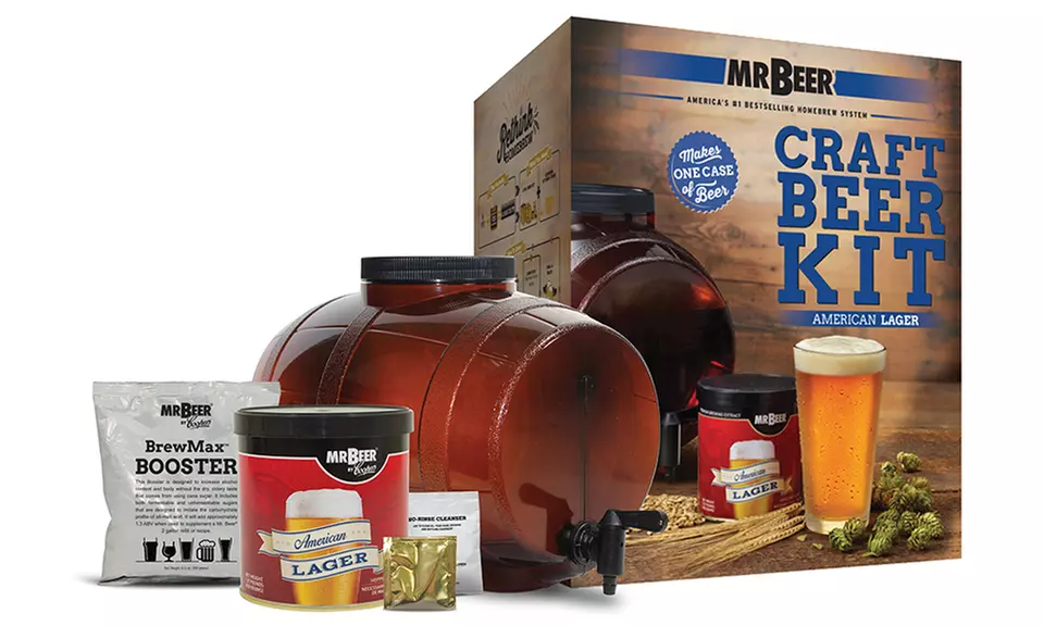 Mr. Beer American Lager Craft Beer Brewing Kit (5-Piece) - Primary Image