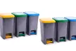 Ensemble de 3 poubelles tri sélectif avec pédales - Image 4