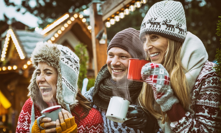 Image 1: 2x o. 4x Glühwein mit o. ohne Alkohol im Bogenhauser Winterzauberwald