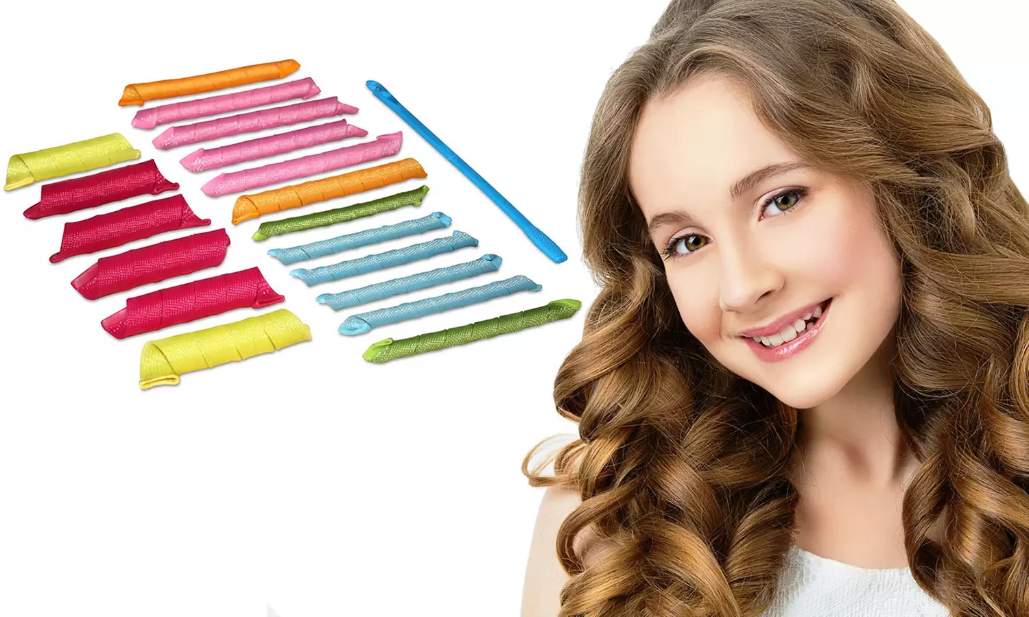 Salon Magic Instant Hair-Curler Set (20-Piece) - Primary Image