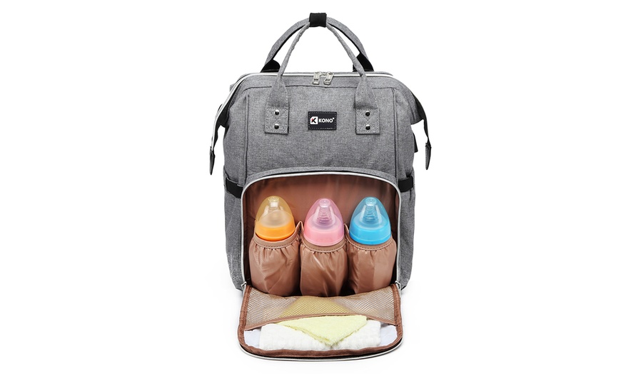 Image 18: Functional Backpack with Optional USB Charging Port