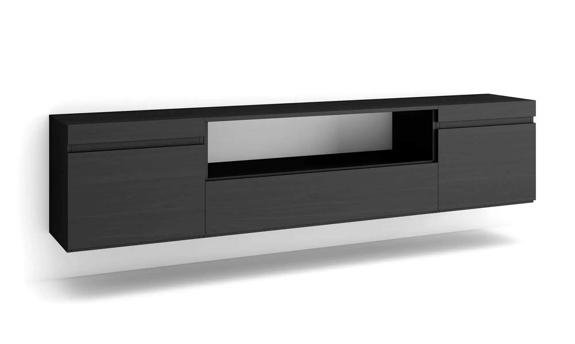 TV-Schrank mit/ohne LED-Elektrokamin