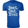 Best Dad Ever Typewriter Font - Royal Blue