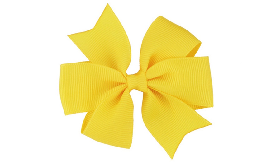 Image 7: Pack of 10 Hair Bows for Kids