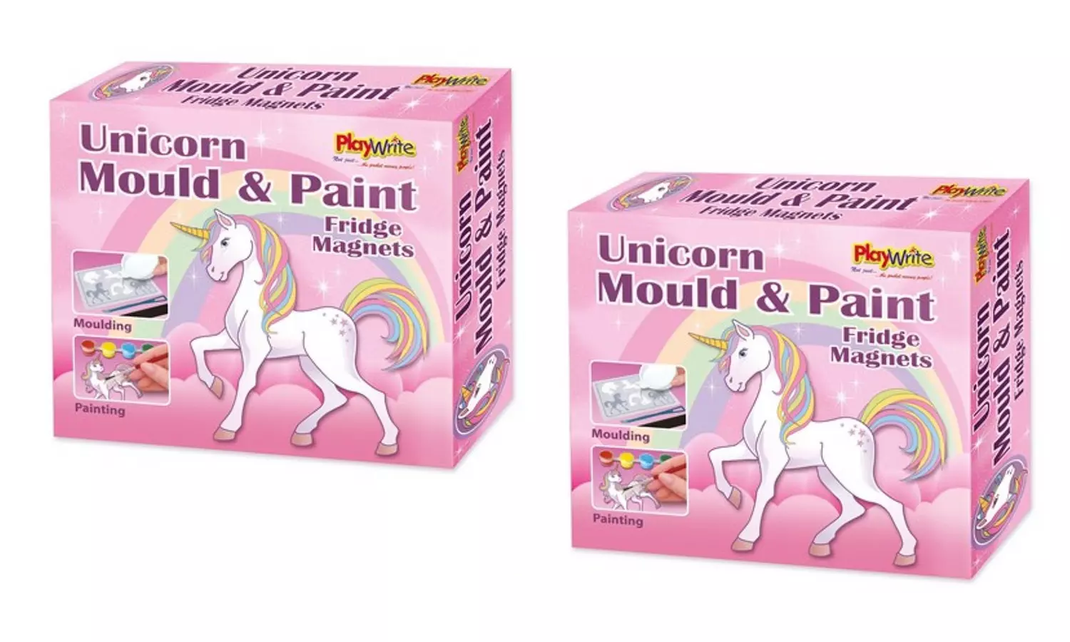 1 ou 2 kits de moulages et peintures pour fabrication d'aimants de réfrigérateur, modèle au choix - Image 6