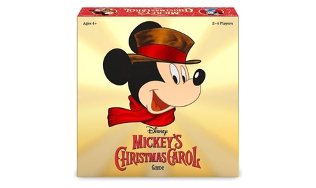 Disney Unisex Kids Gold Mickey S Christmas Carol Board Game