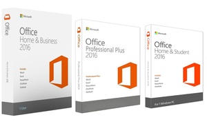 Microsoft Office 2016 Student, Home and Pro