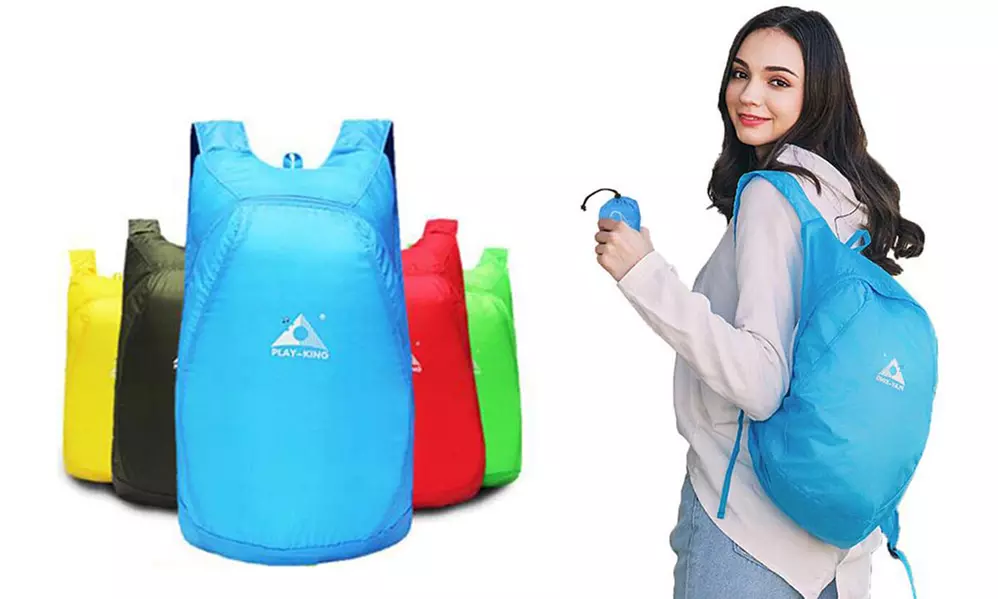 1 o 2 mochilas plegables y repelentes al agua - Primary Image