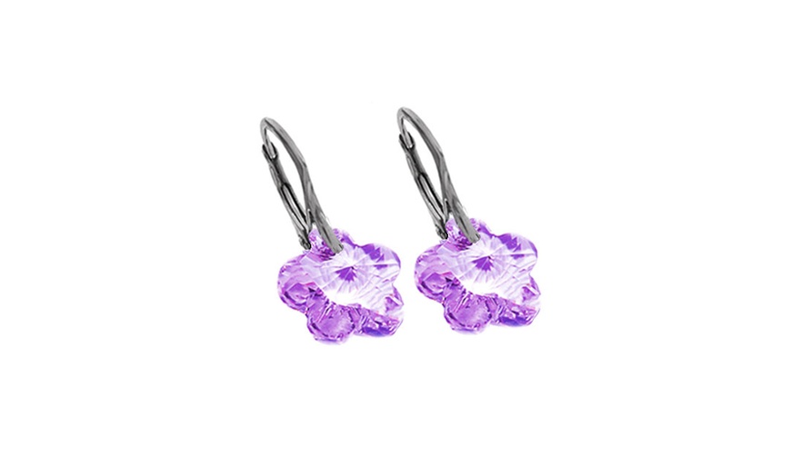 Image 8: Ah! Jewellery Earrings with Crystals from Swarovski®