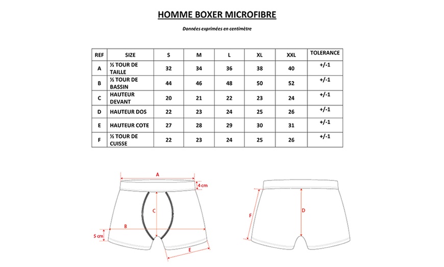 Image 2: Boxers Freegun en microfibre pour homme 