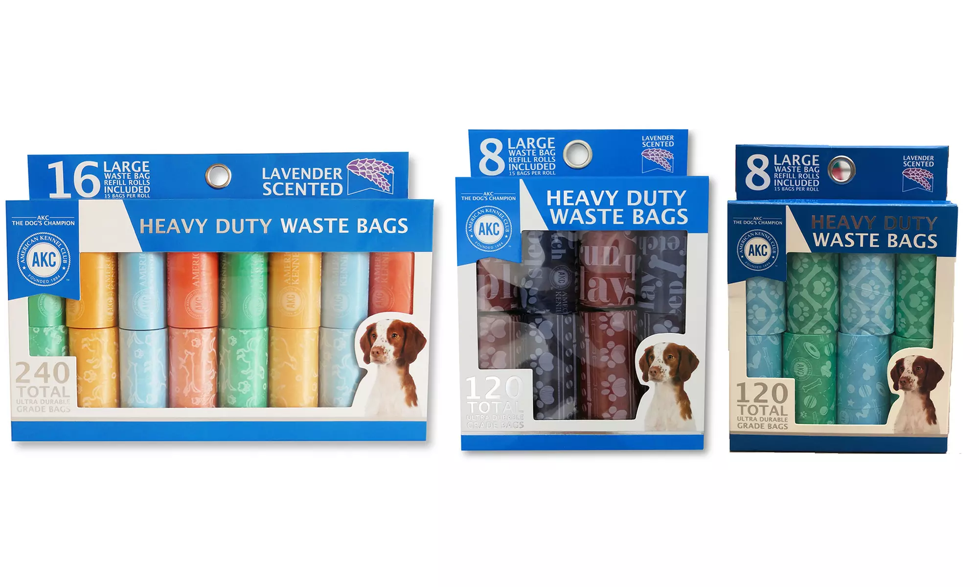 AKC Heavy Duty Lavender-Scented Pet Waste Bags - Primary Image