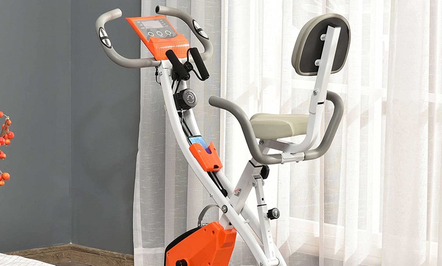 Image 12: HomCom Exercise Bike