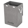 Image 6: Foldable Home Laundry Baskets Laundry Hamper with Lid and Rope Handles