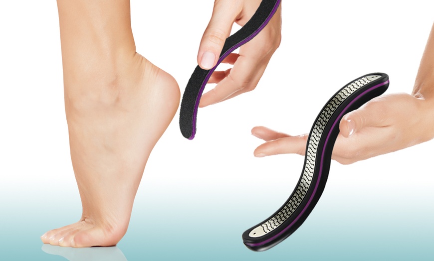 Image 1: Curved Foot File and Exfoliator