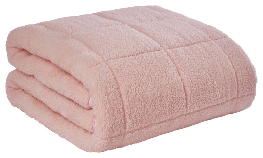 Cosy Teddy Weighted Blanket | Groupon