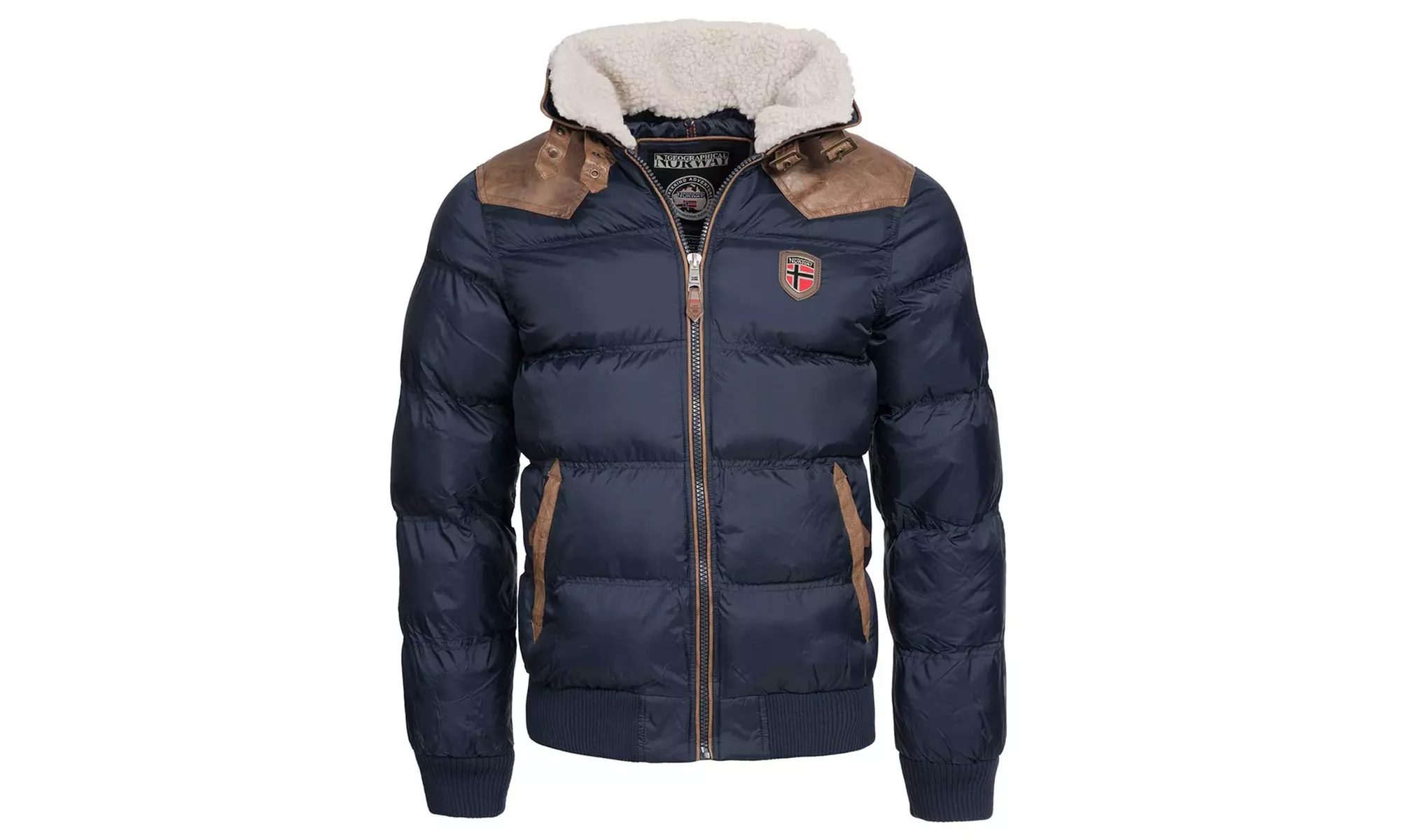 Geographical Norway Winterjacke "Abraham" für Herren in Schwarz oder Navy in der Größe nach Wahl - Second Medium
