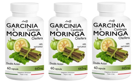 Fino a 360 compresse bruciagrassi e antiossidanti Garcinia&Moringa Lineadiet