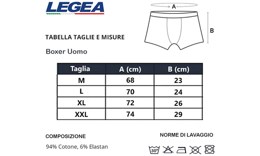 Image 2: Set da 3 o 6 slip o boxer da uomo Legea