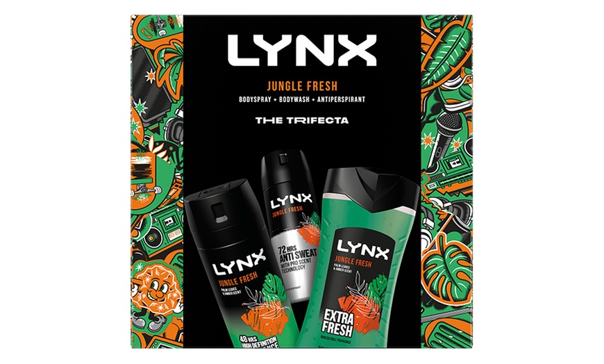 Image 2: Lynx Jungle Fresh The Trifecta Gift Set for Men