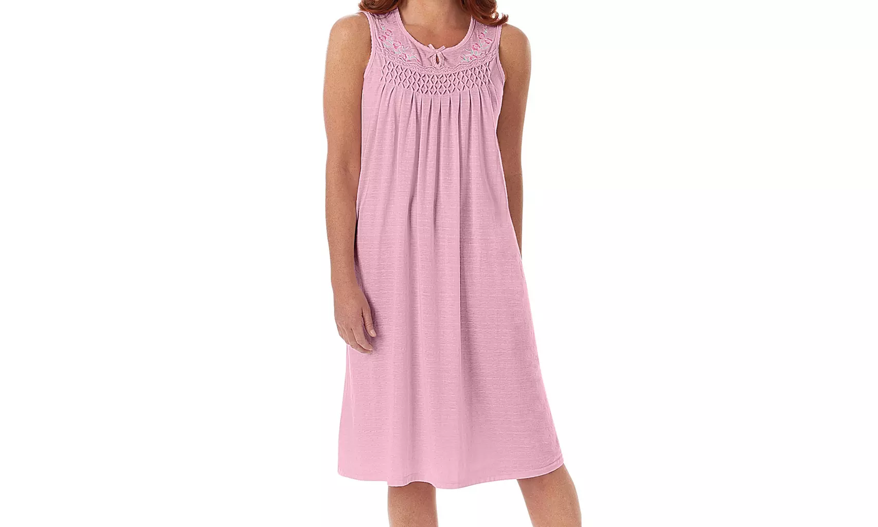 EZI Women's Cotton Sleeveless Nightgowns (Plus Sizes Available) - Second Medium