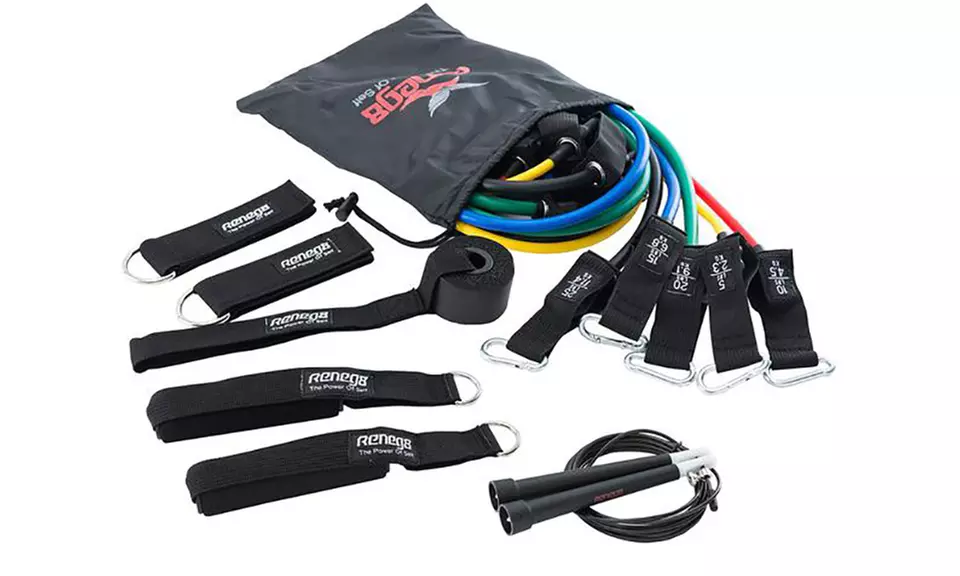 Resistance Bands Set with Jump Rope Kit - Primary Image
