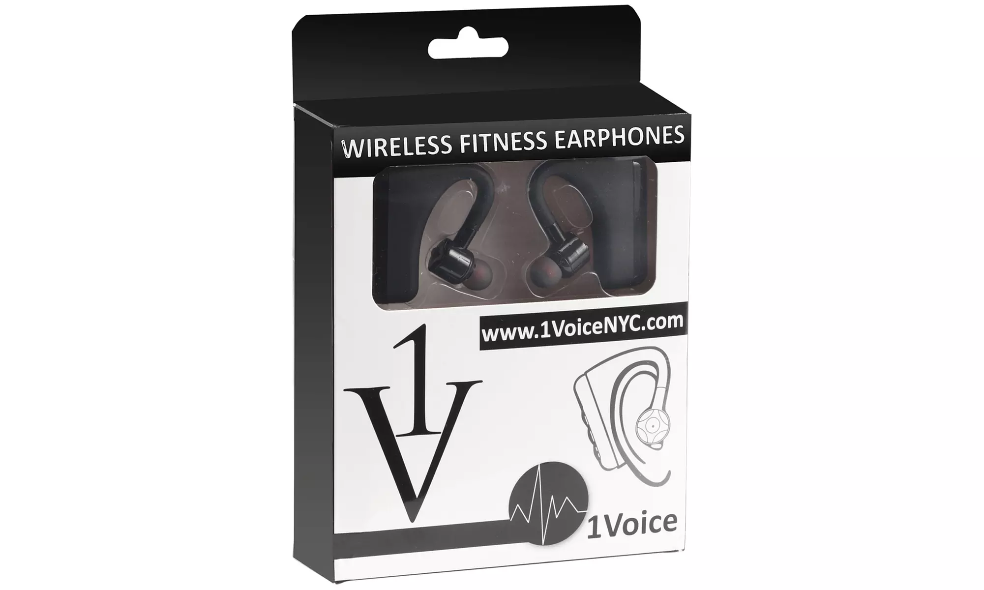 1 Voice Wireless Fitness Bluetooth Headphones - Second Medium