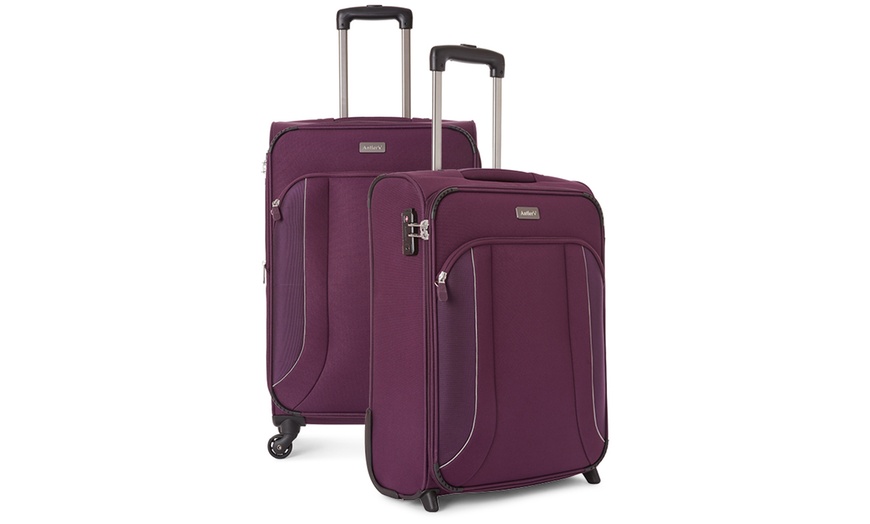 Image 21: Antler Three-Piece Suitcase Set