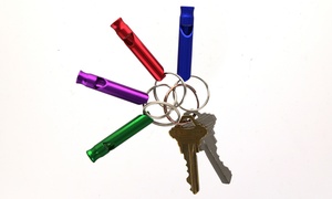 Whistle Keychains (4-Pk.)