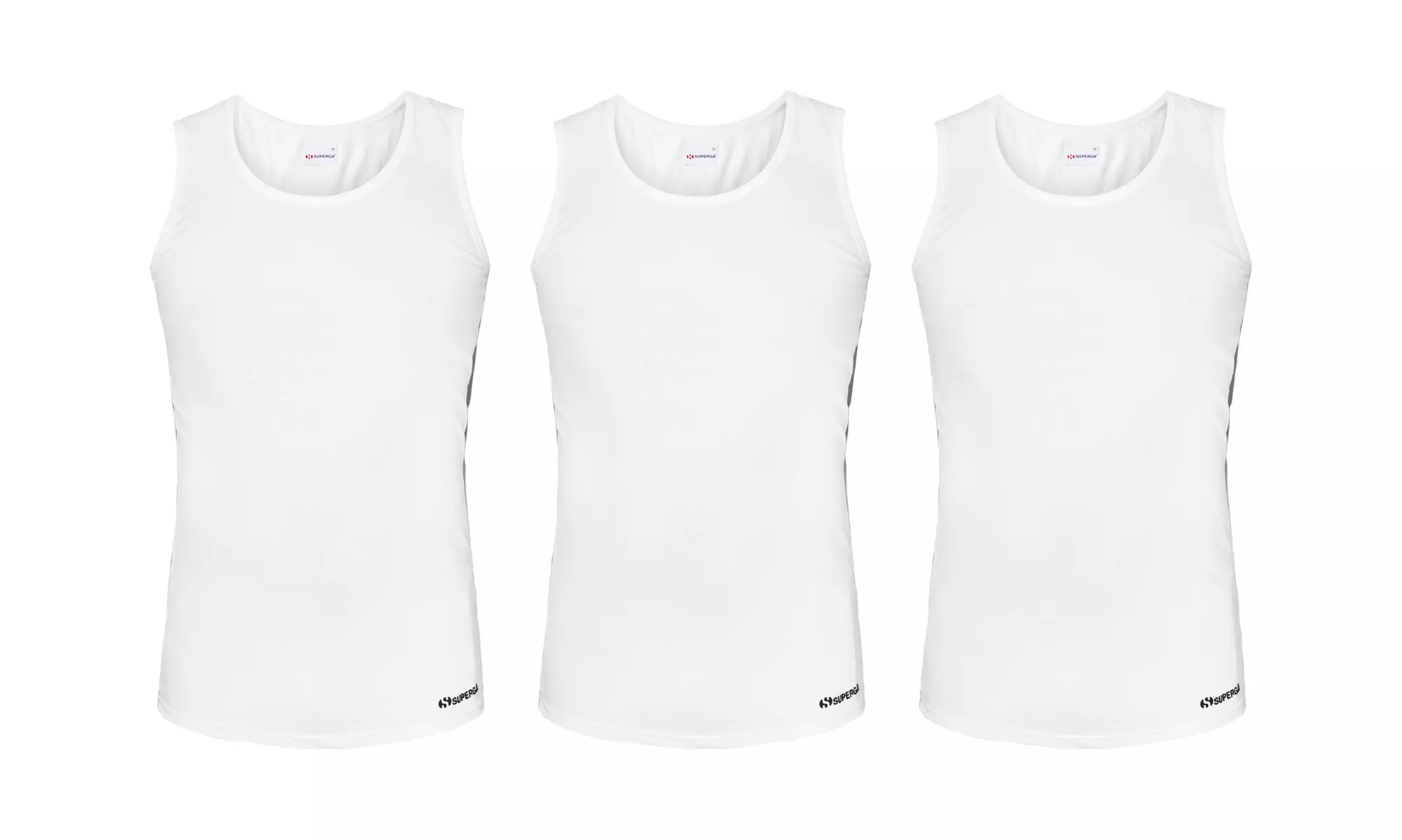 Set da 3 canotte da uomo Superga