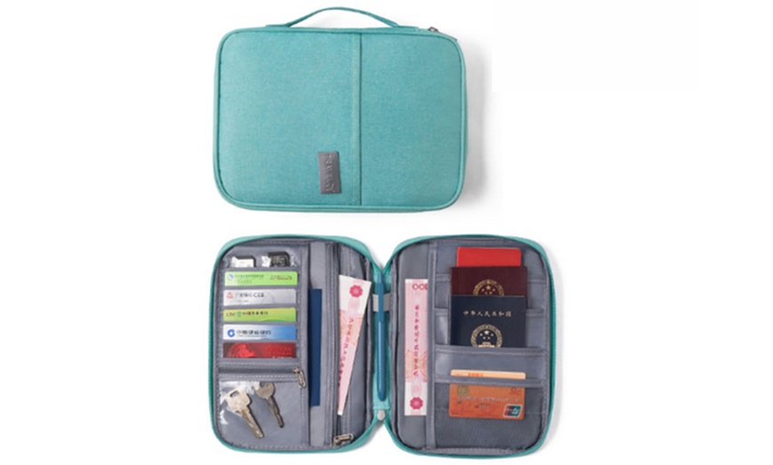 Image 7: Travel Document Organiser Wallet